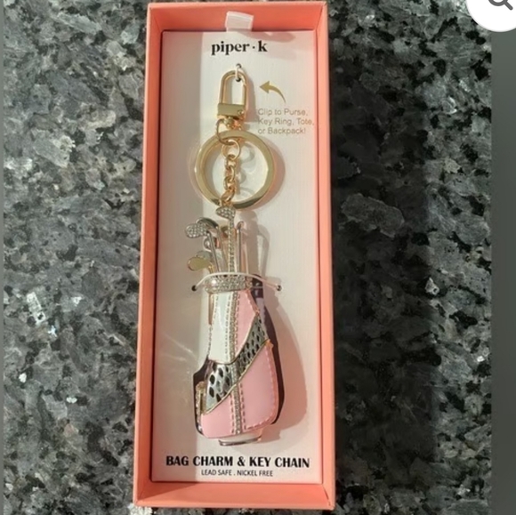 Piper K Golf Bag Purse Charm - Picture 11 of 13